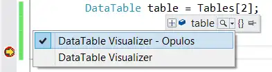 Download web tool or web app C# DataTable StringBuilder Visualizer