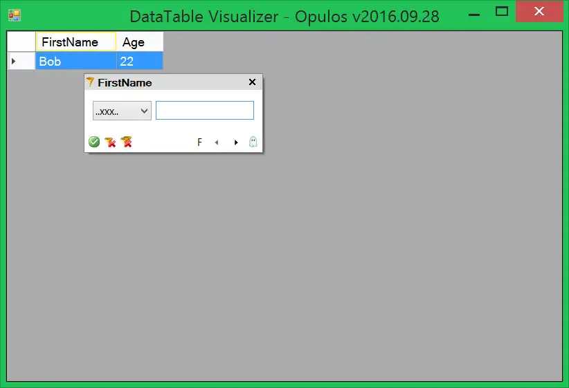 Download web tool or web app C# DataTable StringBuilder Visualizer