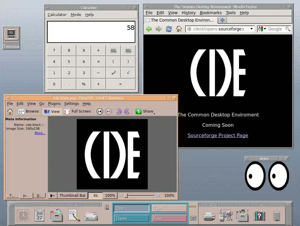 Download web tool or web app CDE - Common Desktop Environment