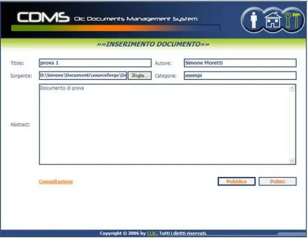 Download web tool or web app CDMS