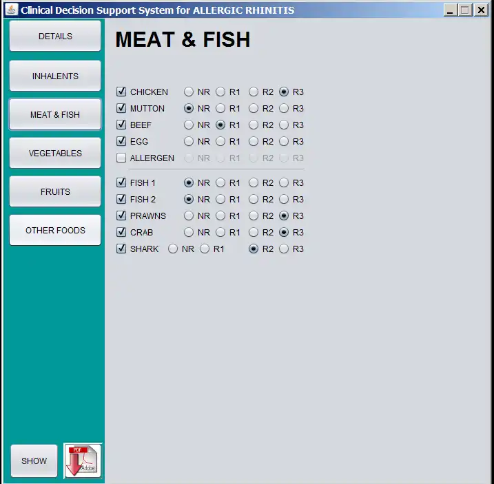 Download web tool or web app CDSS for Allergy-Diagnosis