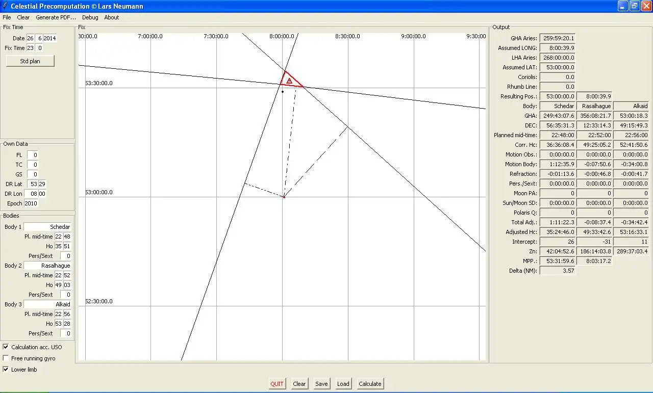 Download web tool or web app Celestial Precomputation to run in Linux online