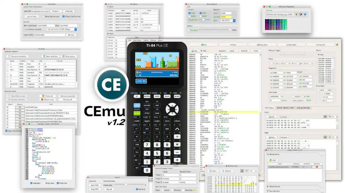 下载网络工具或网络应用程序 CEmu 模拟器