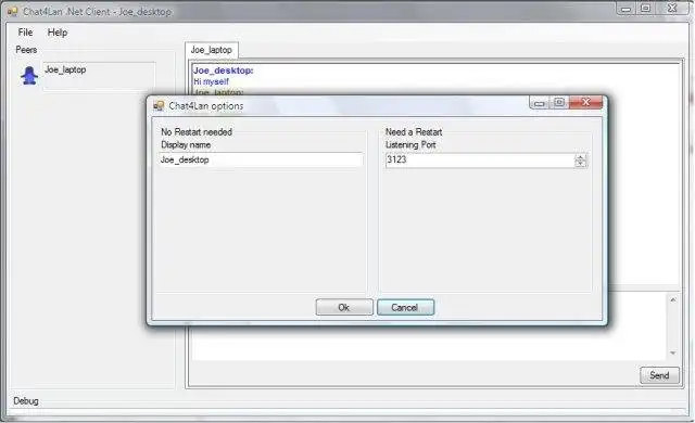 Download web tool or web app Chat4Lan