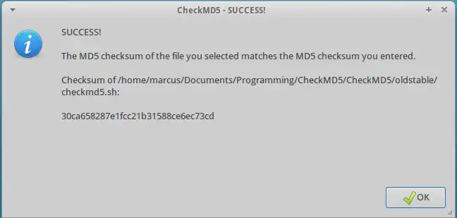 Download web tool or web app CheckMD5