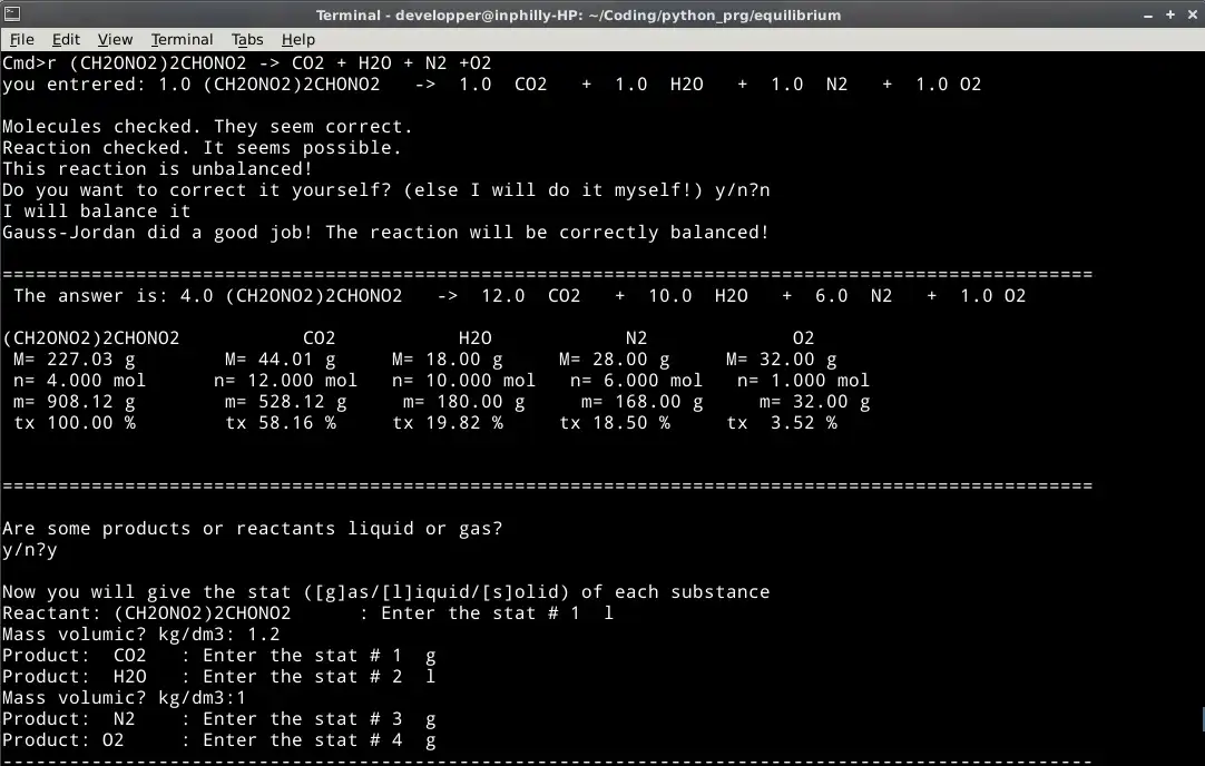 Download web tool or web app Chemical Reaction to run in Linux online