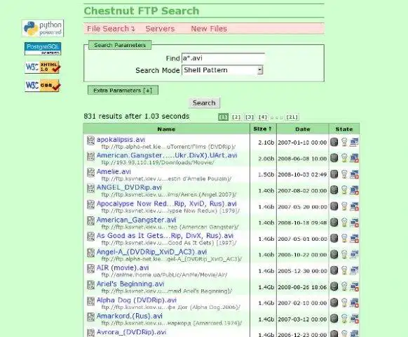 Laden Sie das Web-Tool oder die Web-App Chestnut FTP Search herunter