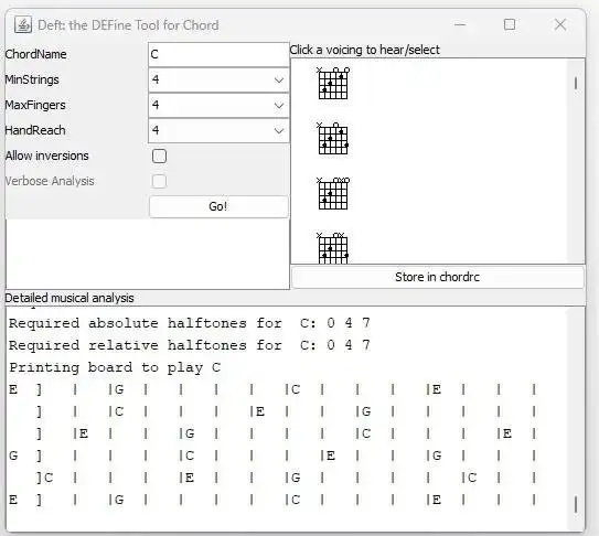 Download web tool or web app Chord5