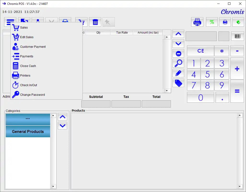 Download web tool or web app Chromis POS