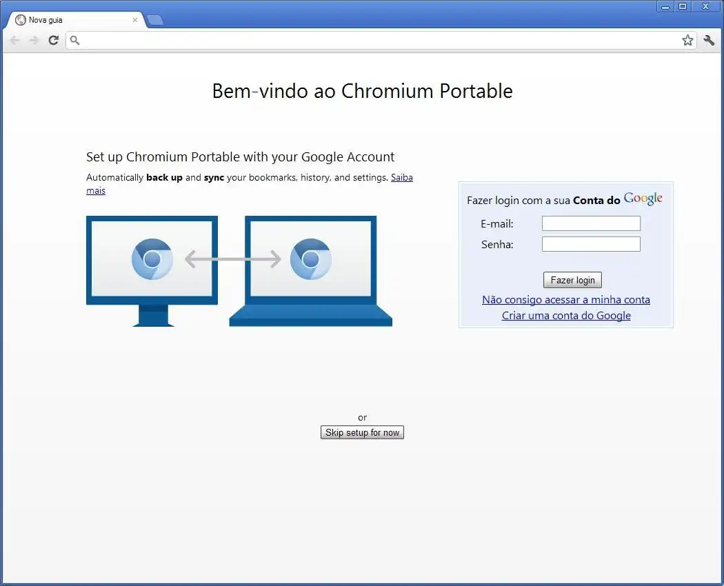 Download web tool or web app Chromium Portable