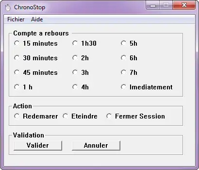 Download web tool or web app ChronoStop