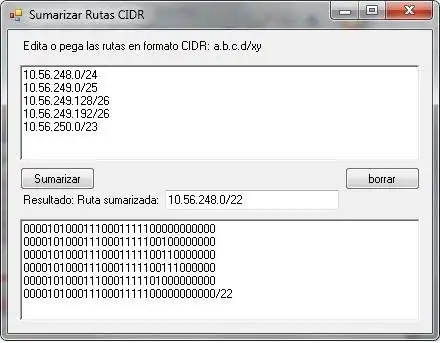 Download web tool or web app cidr routing sumarizador