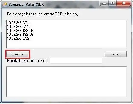 Download web tool or web app cidr routing sumarizador