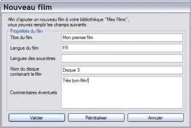 Download web tool or web app Ciné Library