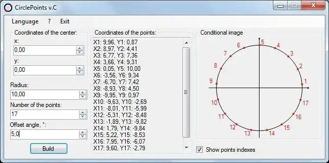 Download web tool or web app CirclePoints v.C