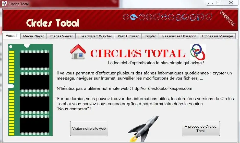 Download web tool or web app Circles Total