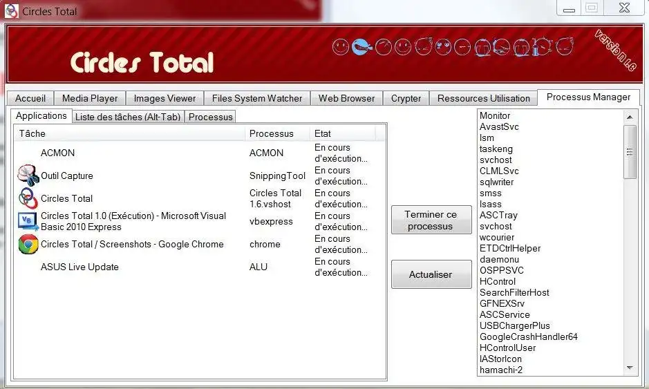 Download web tool or web app Circles Total