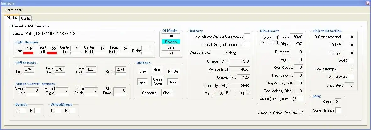 Download web tool or web app C# iRobot Create 2 OI Framework