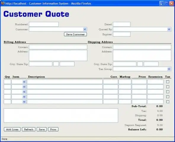 دانلود ابزار وب یا برنامه وب CIS - Customers Accounting Scheduleing