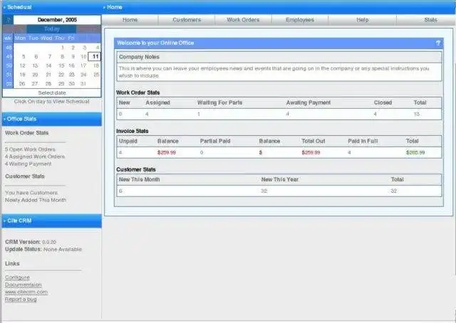 Download web tool or web app Cite CRM