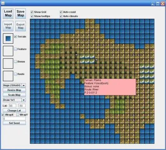 הורד כלי אינטרנט או אפליקציית אינטרנט Civilization 4 Map Editor