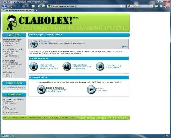 Download web tool or web app Clarolex - Class Room Learning Explorer