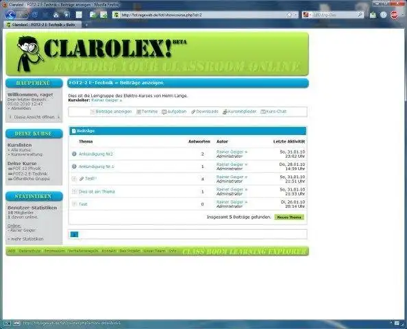 Download web tool or web app Clarolex - Class Room Learning Explorer