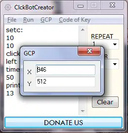 Download web tool or web app ClckBotCreator