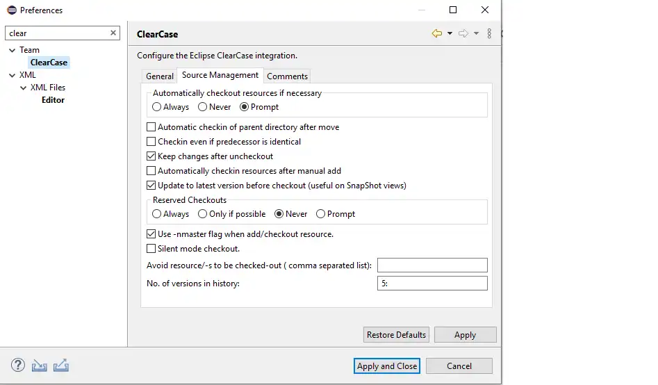 Download web tool or web app Clearcase plugin for Eclipse