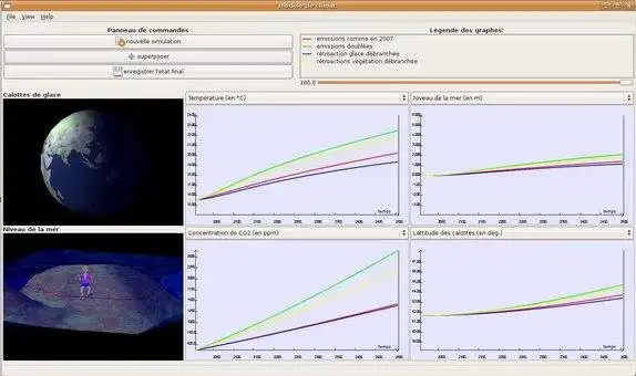 Download web tool or web app Climate Model