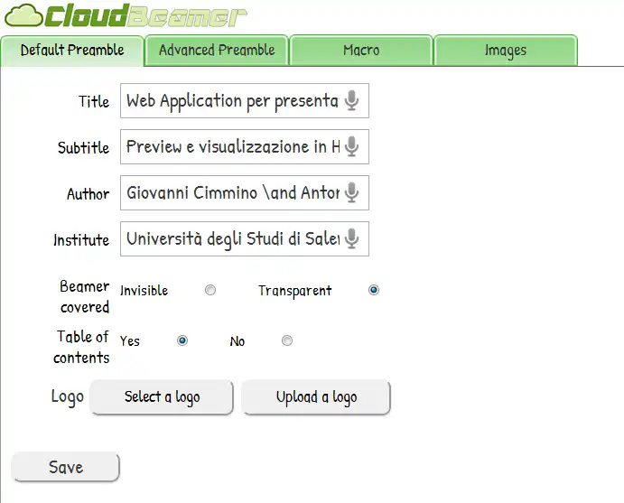 Download web tool or web app CloudBeamer