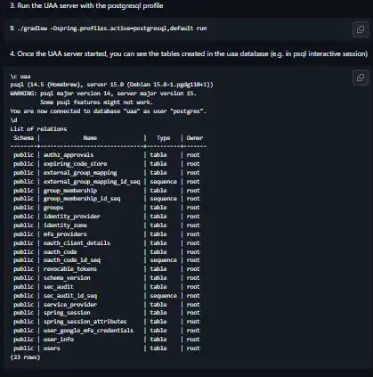 Download web tool or web app CloudFoundry UAA