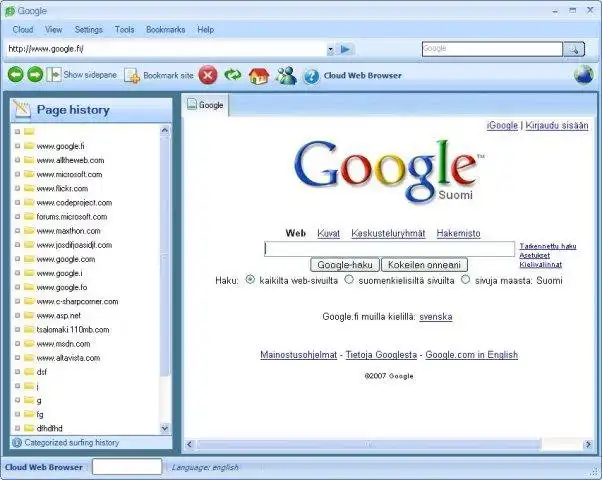 Download web tool or web app Cloud Web Browser