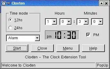 Download web tool or web app Cloxten - The Clock Extension Tool