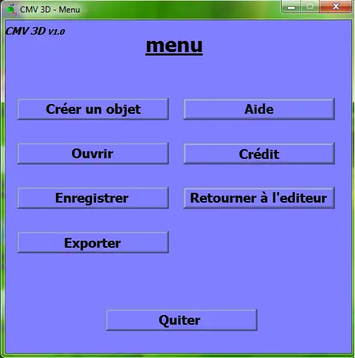 Download web tool or web app CMV 3D v1.0 (sans erreur)