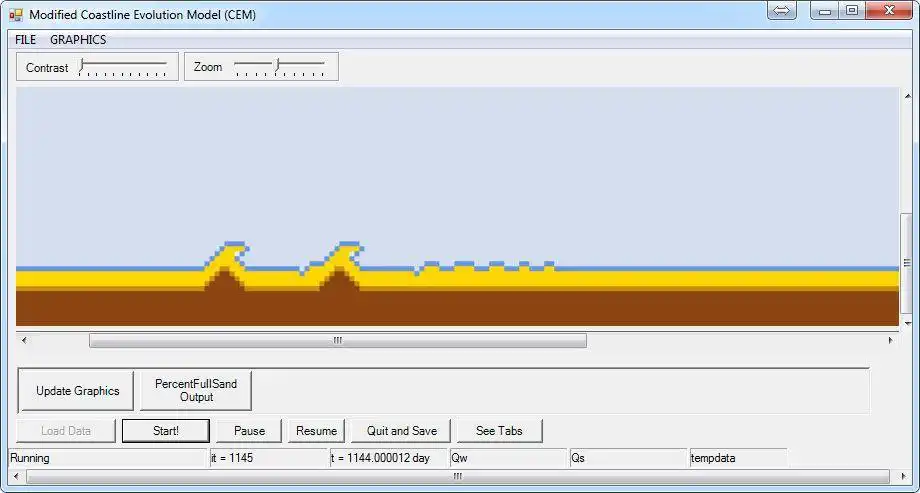 Download web tool or web app Coastline Evolution Model