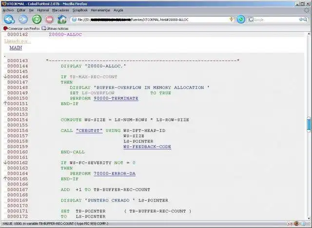 Download web tool or web app cobol2html