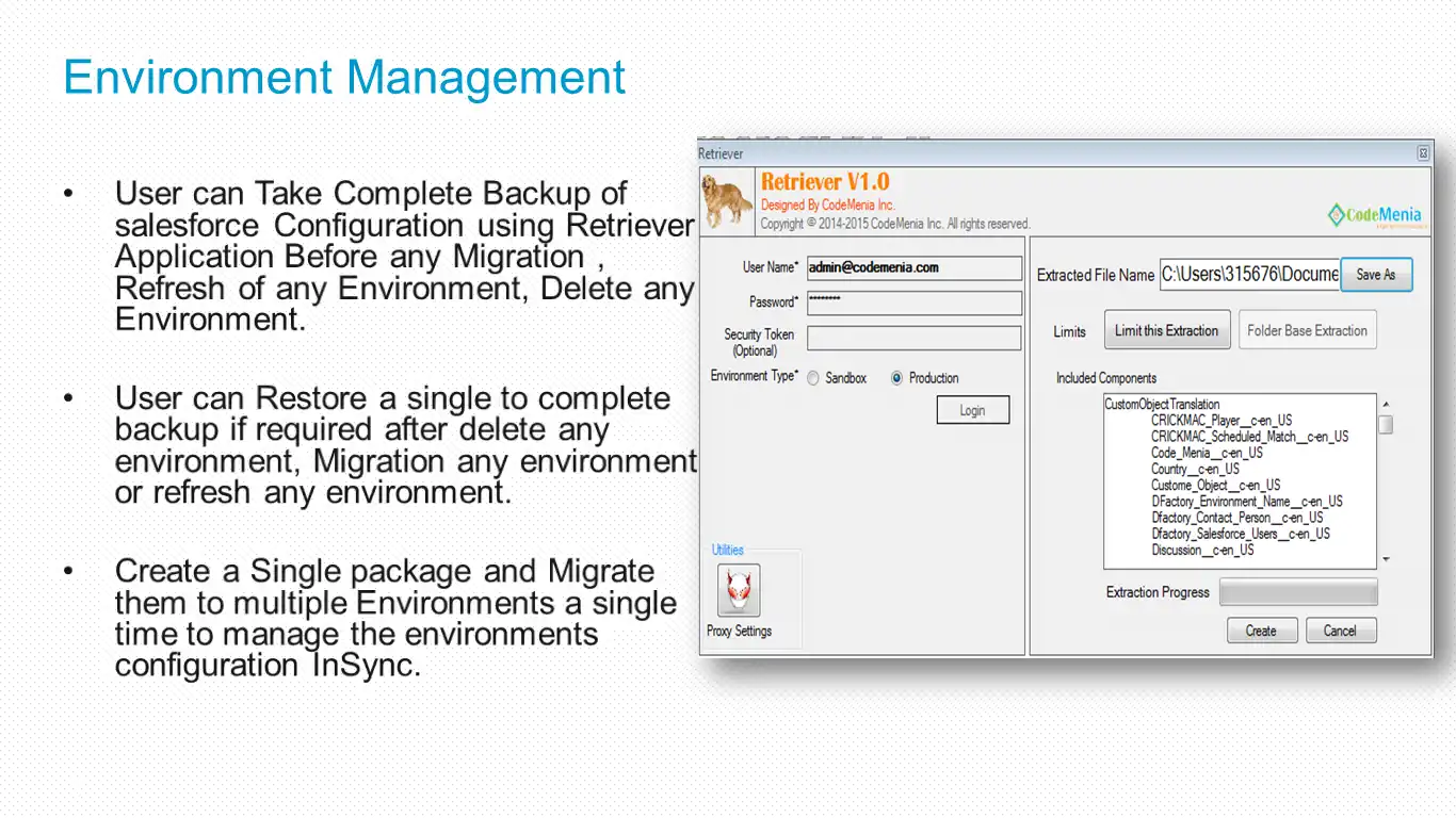 Download web tool or web app CodeMenia Deployment Factory