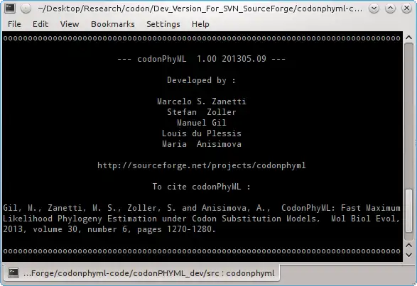 Download web tool or web app codonPhyML to run in Linux online