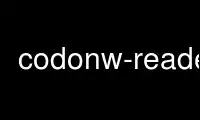 Run codonw-reader in OnWorks free hosting provider over Ubuntu Online, Fedora Online, Windows online emulator or MAC OS online emulator