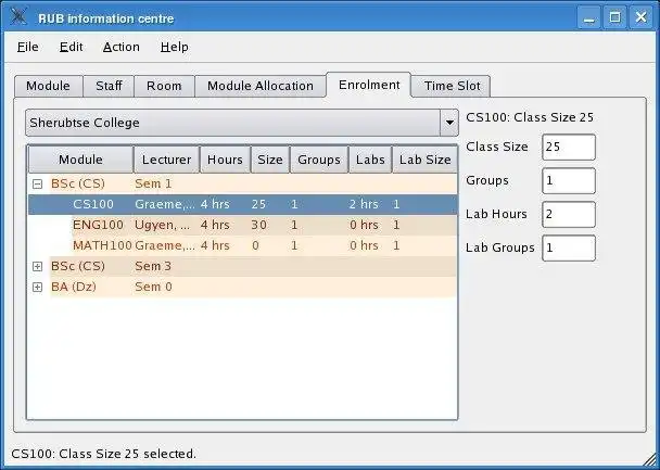 Download web tool or web app College Time Table