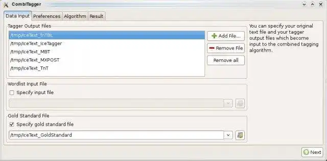 Download web tool or web app CombiTagger to run in Linux online