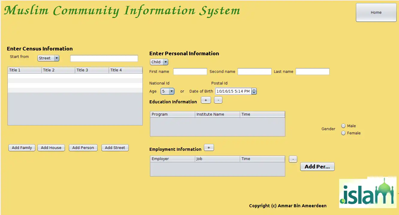 Download web tool or web app Community Information System