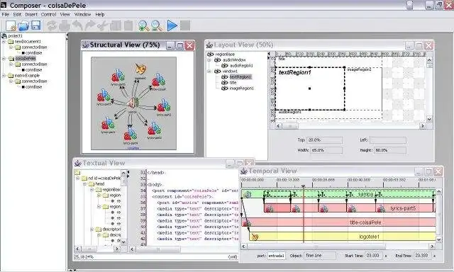 Download web tool or web app Composer: Editor for NCL Documents