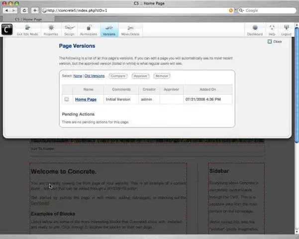 Download web tool or web app Concrete CMS