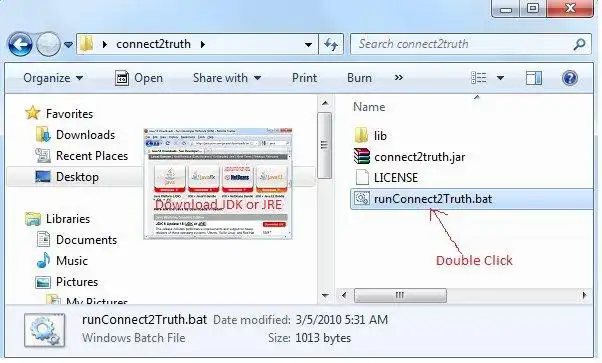 Download web tool or web app Connect2Truth