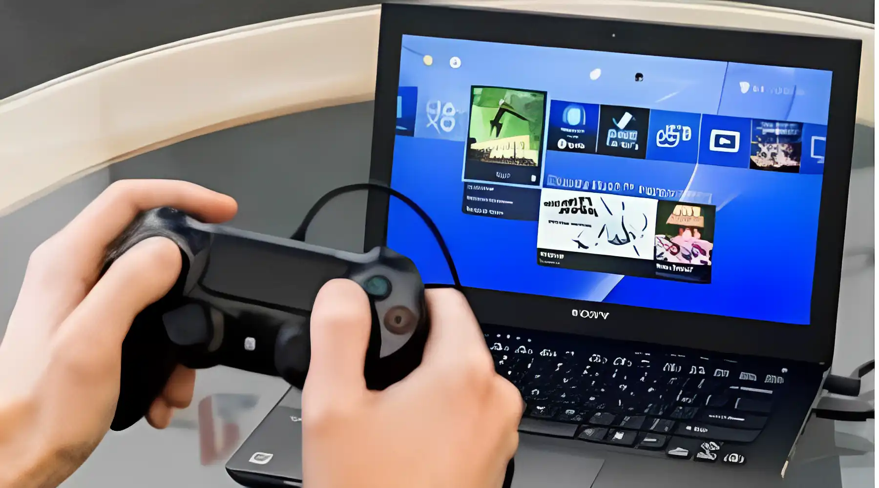 Scarica lo strumento Web o l'app Web Collega il joystick al PC