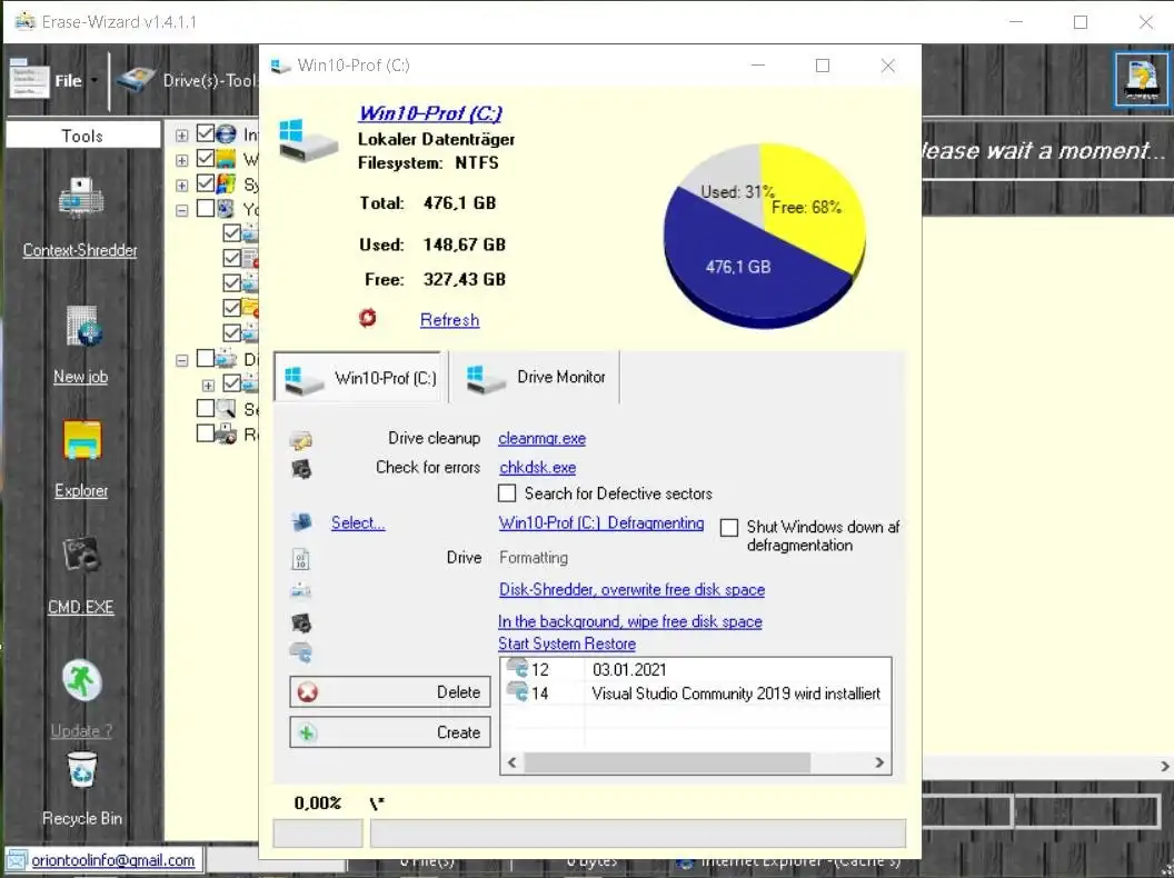 Download web tool or web app Context - Shredder