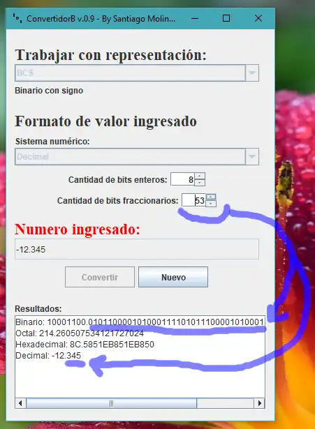 Download web tool or web app Convertidor Binario