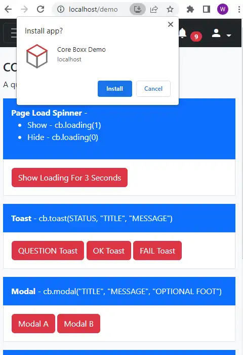 Download web tool or web app Core Boxx - Modular PHP Framework